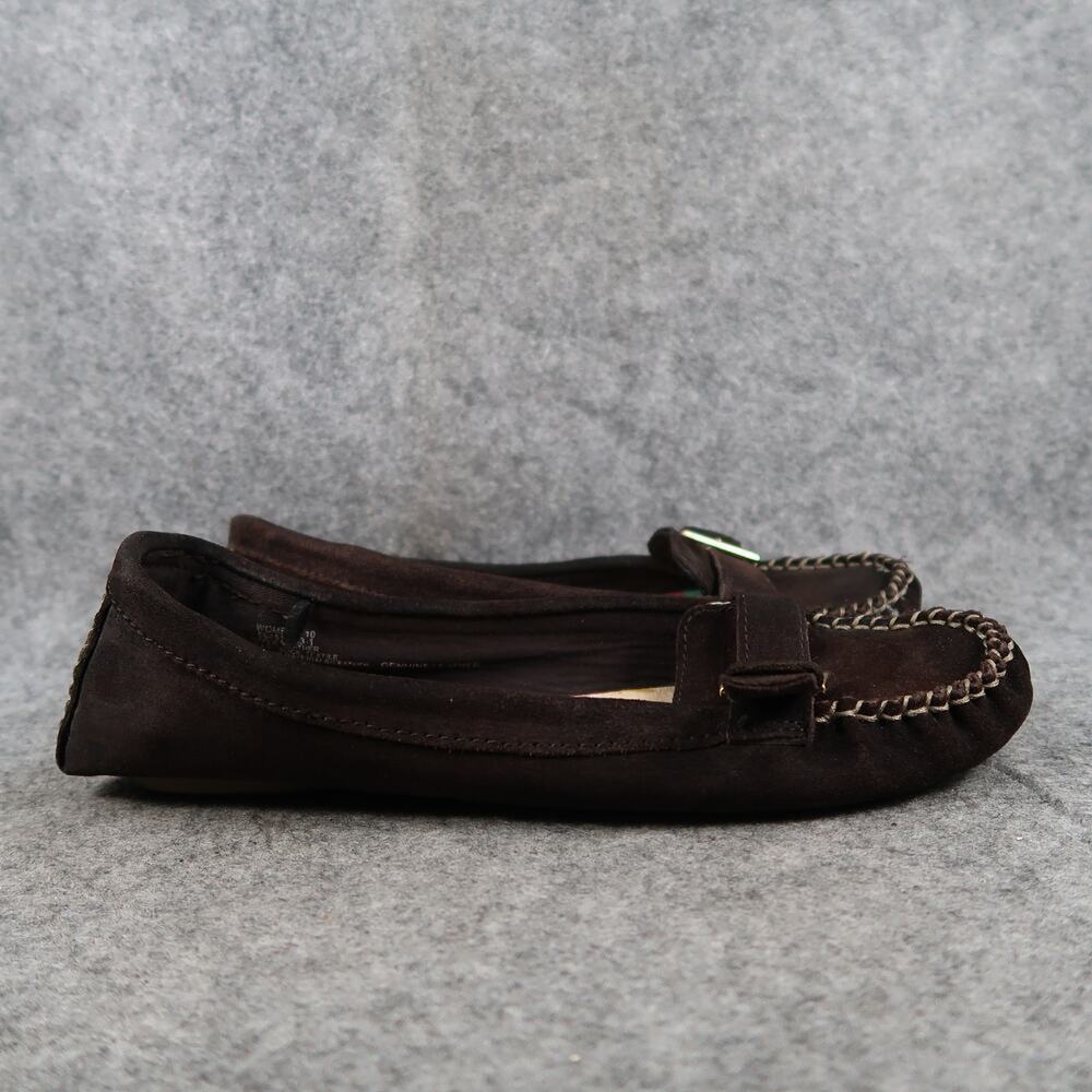 Old Navy Shoes Womens 10 Loafer Moccasin Flats Leather Slip On Comfort Casual